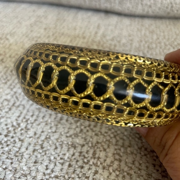 CC Skye Jewelry - CC Skye Black and Gold Bracelet